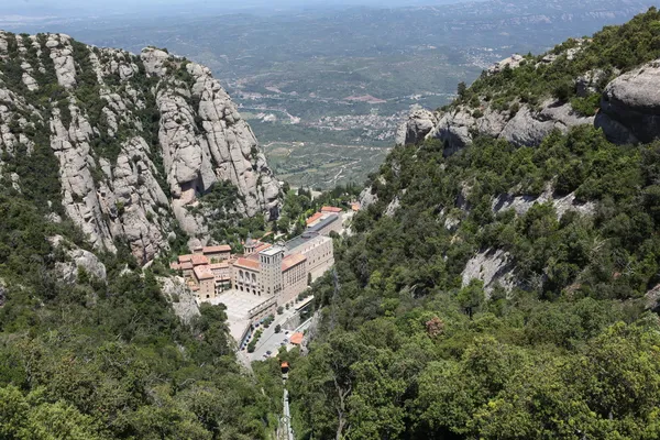 Abdij Santa Maria de Montserrat — Stockfoto