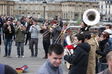 musiciants açık havada