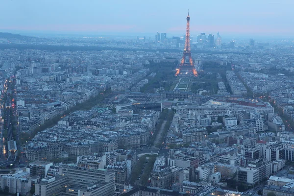 Torre Eiffel en el amanecer — Foto de Stock