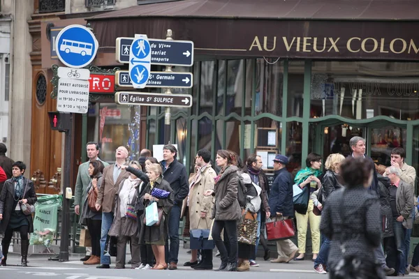 Paris människor — Stockfoto