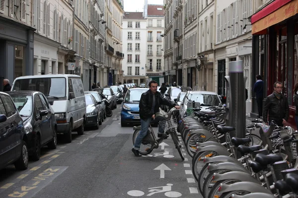 Velib rowerów — Zdjęcie stockowe