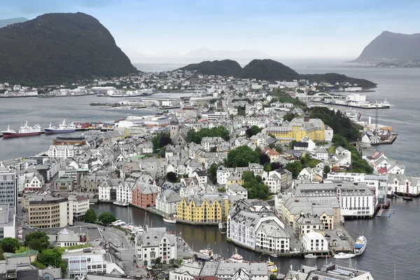 Art Deco Noruega cidade — Fotografia de Stock