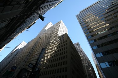 Klasik new york - gökdelenler yansımalar