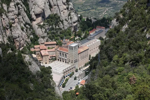 Santa Maria de Montserrat kloster — Stockfoto