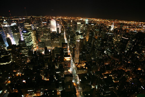 Nighttime in New York, Manhatten