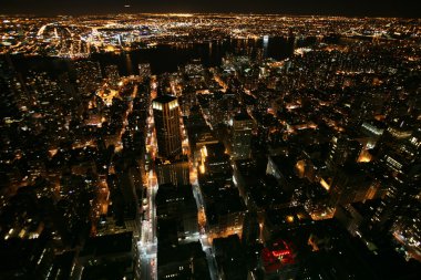 New york gece manzarası