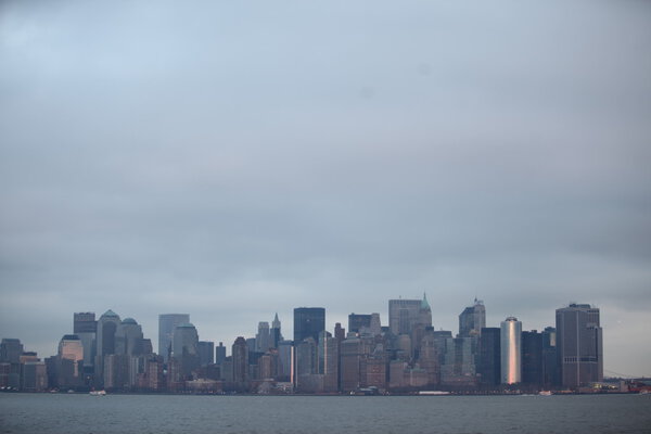Manhattan View from Long Island, New York USA
