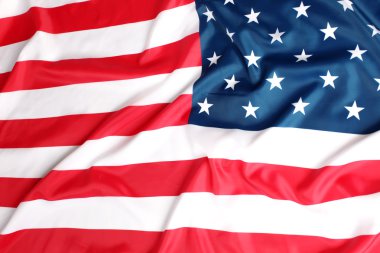 Amerikan bayrağına yaklaş.