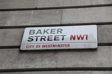 Londra sokak işareti, baker street