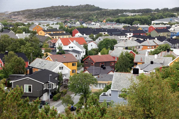 Kristiansund, malé město v Norsku — Stock fotografie