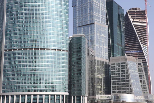 Slavný a krásný pohled na město mrakodrapů — Stock fotografie