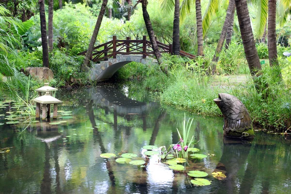 Giardino classico cinese, sud della Cina — Foto Stock