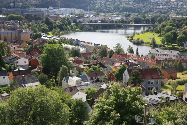 Trondheim city, norwegen — Stockfoto