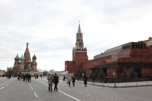 Röda torget i Moskva, Ryssland — Stockfoto