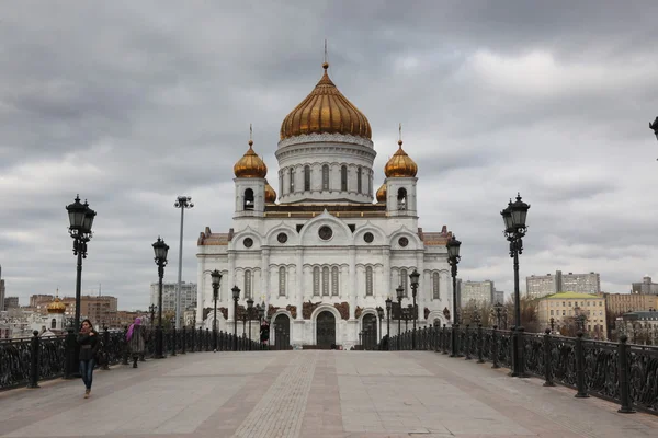 モスクワ、ロシアでのキリスト救世主大聖堂 — ストック写真