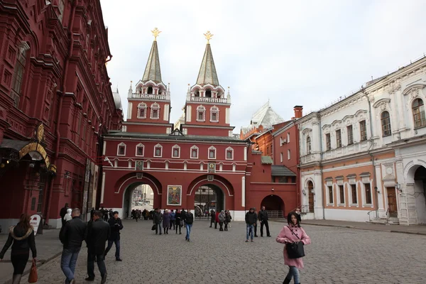 ロシア、モスクワの赤の広場で国立歴史博物館 — ストック写真
