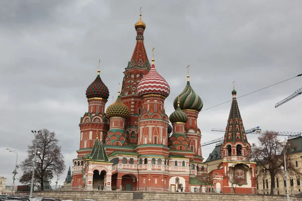 Basilikum-Kathedrale in Moskau, Russland — Stockfoto