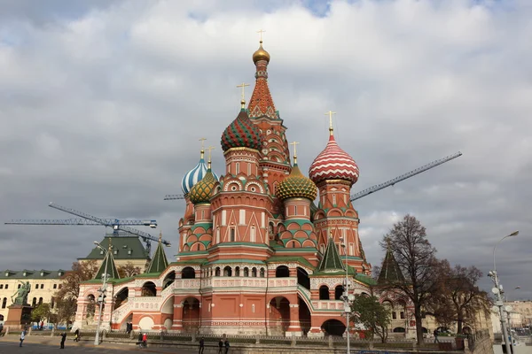 Catedral de São Basílio em Moscou, Rússia — Fotografia de Stock