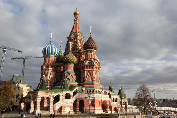 Catedral de São Basílio em Moscou, Rússia — Fotografia de Stock