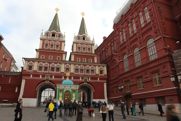 Nationales Historisches Museum am Roten Platz in Moskau, Russland — Stockfoto