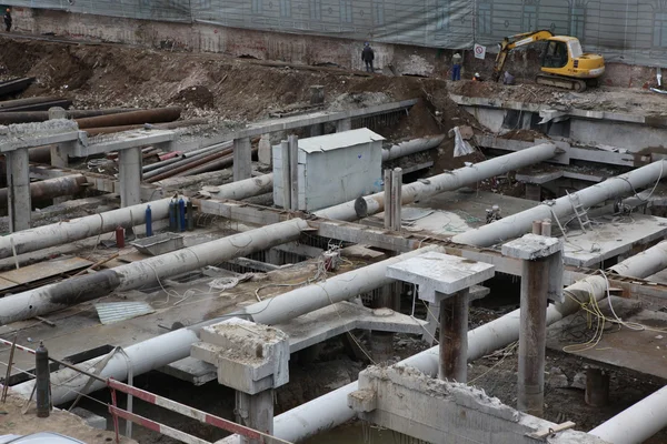 Construction site in Moscow — Stock Photo, Image