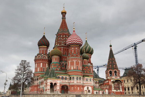 Saint Basil's Cathedral in Moscow, Russia