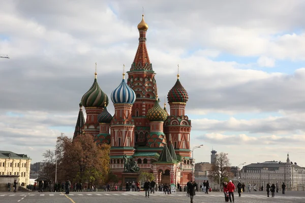 Basilikum-Kathedrale in Moskau, Russland — Stockfoto