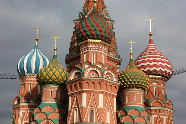 Catedral de São Basílio em Moscou, Rússia — Fotografia de Stock