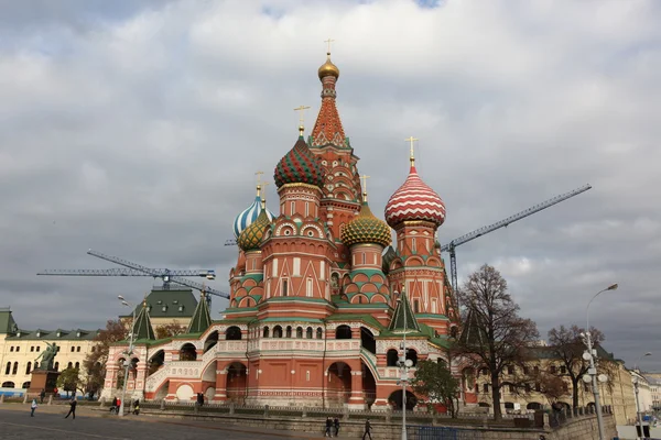 Basilikum-Kathedrale in Moskau, Russland — Stockfoto