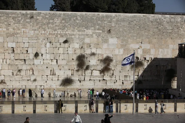 Western wall in Jerusalem — Stock Photo, Image