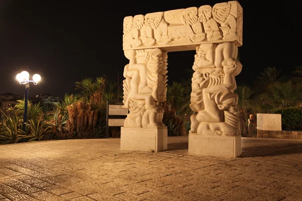 Steinskulptur des Glaubens — Stockfoto