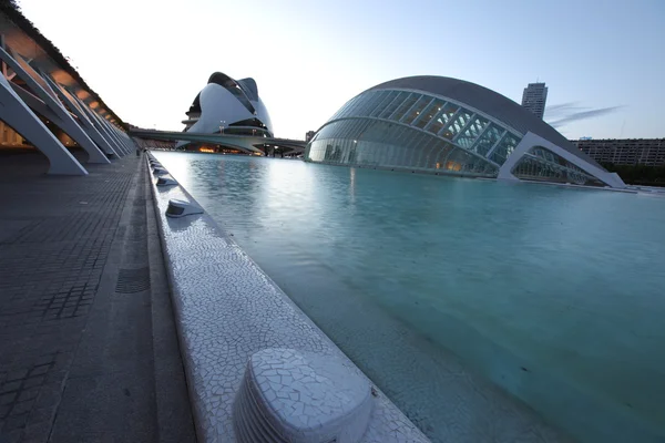 Valencia complexe stad van kunst en Wetenschappen — Stockfoto