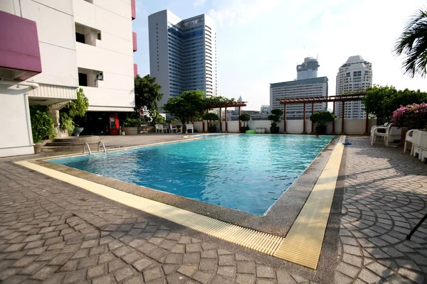 Detail of Swimming pool in Spa resort — Stock Photo, Image