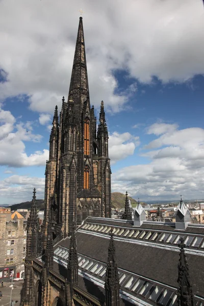 Arquitetura da Catedral de St. Giles Edimburgo Escócia — Fotografia de Stock