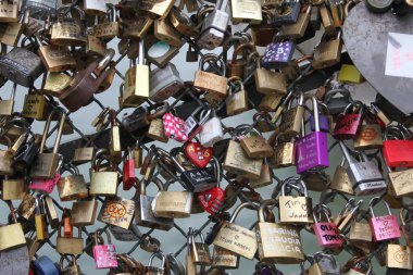 ünlü pont des arts Paris, Fransa