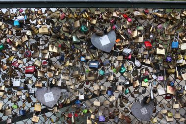 ünlü pont des arts Paris, Fransa