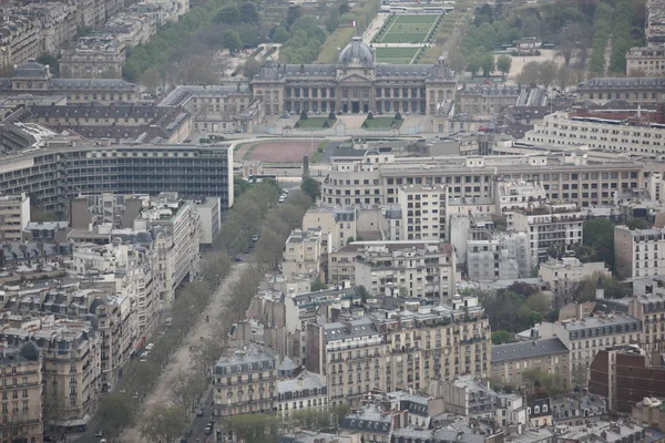 Centrum van Parijs van boven. — Stockfoto