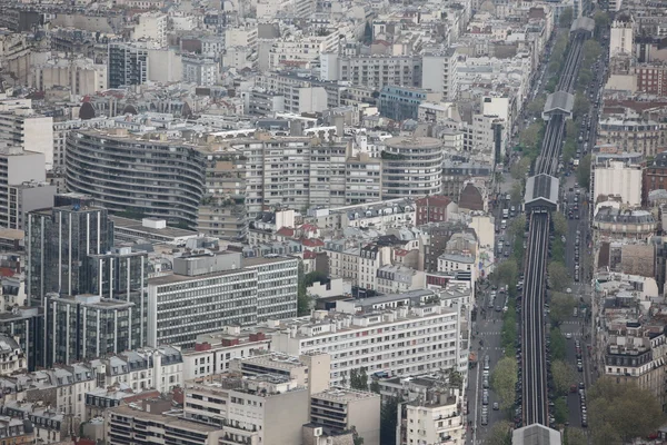 पॅरिस हवाई दृश्य, फ्रान्स — स्टॉक फोटो, इमेज