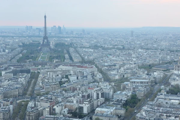 Vista do amanhecer da Torre Eiffel — Fotografia de Stock