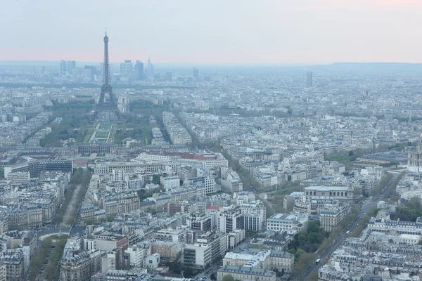 Vista del amanecer de la Torre Eiffel — Foto de Stock