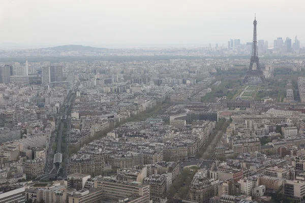 Centro de París desde la parte superior . — Foto de Stock