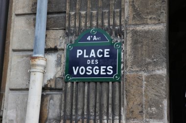 de vosges sokak işaret yeri