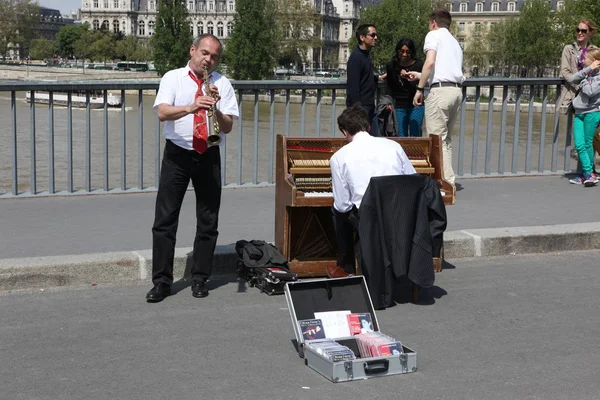 Porträtt av en hårig trumpetare — Stockfoto