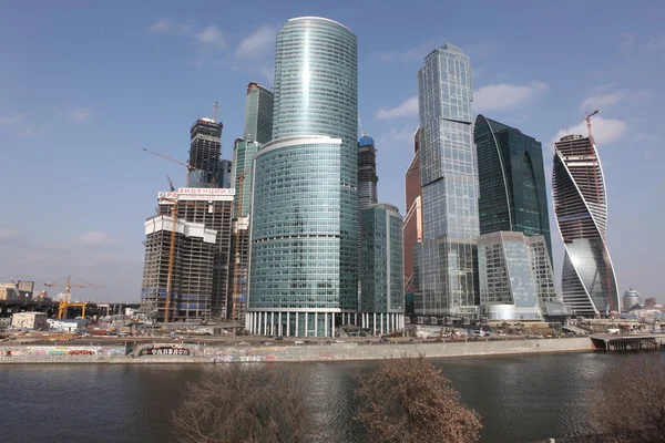 Arranha-céus Centro de negócios internacional da cidade — Fotografia de Stock
