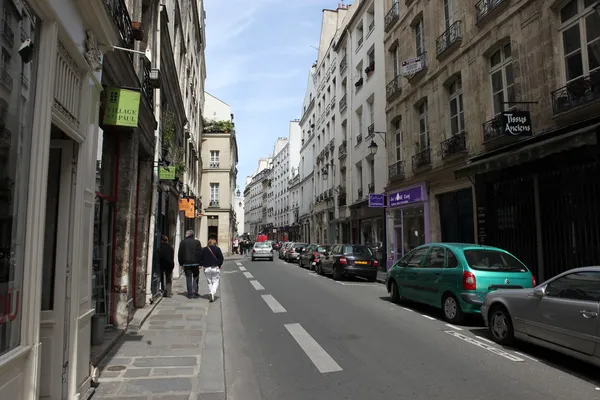 Vista da rua em Paris — Fotografia de Stock