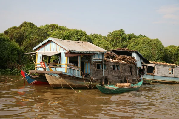 Fattigdom i tonle sap — Stockfoto