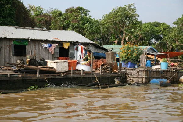 Pauvreté à Tonle Sap — Photo