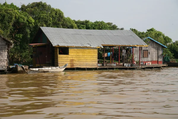 Pobreza em Tonle Sap — Fotografia de Stock