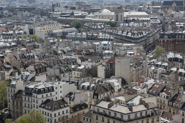 View from top of Notre Dame Cathedral — Stock Photo, Image