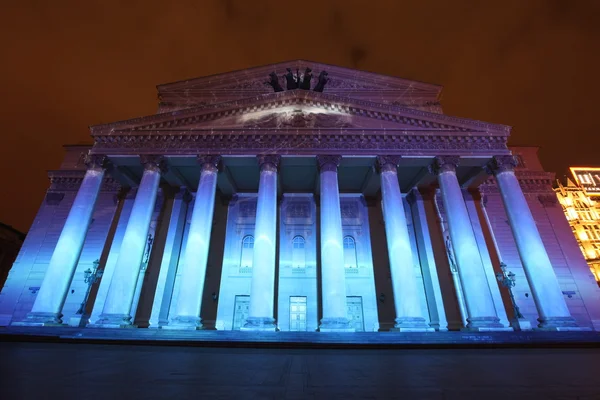 Vue de nuit du Théâtre Bolchoï, Moscou — Photo